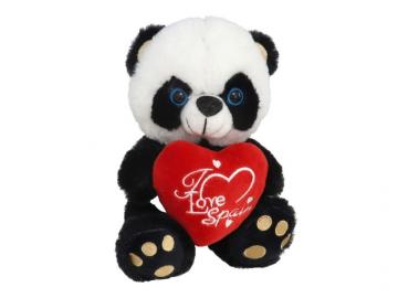 OSO PANDA CORAZON 20cm                  