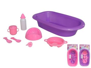 BA�ERA CON ACCESORIOS 8 PIEZAS 46x23x8,5cm  SURTIDO A ELEGIR 1          