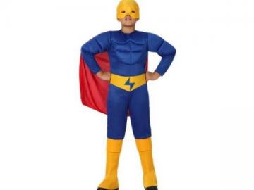 DISFRAZ HEROE MUSCULOSO TALLA 10-12 A�OS      
