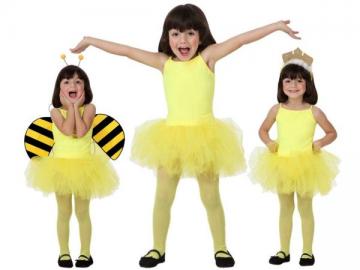 DISFRAZ BAILARINA AMARILLO TALLA 10-12 A�OS   
