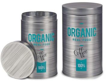 BOTE HOJALATA REDONDO ORGANIC CAFE 10,8x18,2