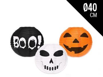 LAMPARA PAPEL ESFERA HALLOWEEN  SURTIDO A ELEGIR 1