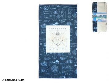 TOALLA RECTANG 140x70cm POLIESTER  SURTIDO A ELEGIR 1   