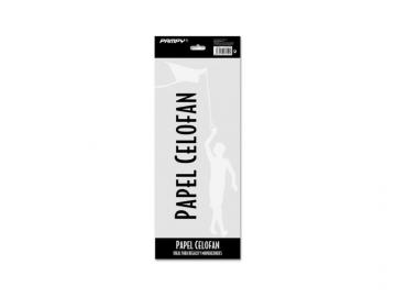 PAPEL CELOFAN 2 HOJAS TRANSPARENTE 100x60cm PAMPY      