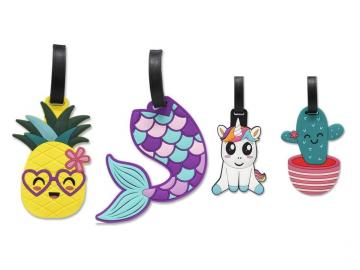 TARJETA PVC SIRENAS IDENTIFICA MALETA 10x7  SURTIDO A ELEGIR 1 