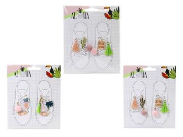 ADORNO CORDON ZAPATILLAS 2 Y 3cm  SURTIDO A ELEGIR 1     