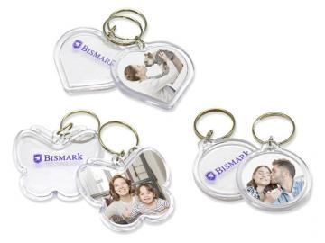 LLAVERO PORTAFOTOS 2 Unidades DIAMETRO 3,5cm  SURTIDO A ELEGIR 1