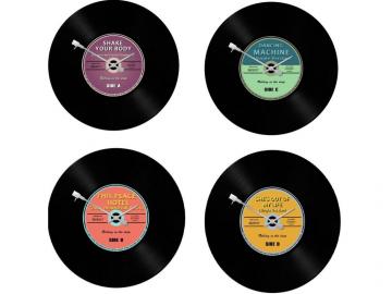 RELOJ PARED CRISTAL VINTAGE 17x4x17cm  SURTIDO A ELEGIR 1   