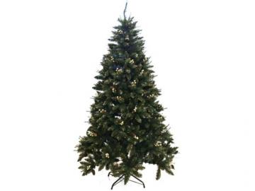 ARBOL PINO 210cm DECORADO ORO          