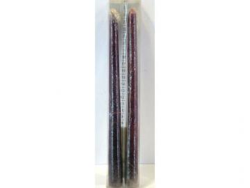 VELA 25cm PURPURA 2 Unidades    =358943= �