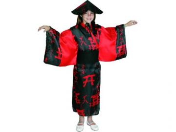 DISFRAZ CHINA NEGRA TALLA 10-12 A�OS =044076=  
