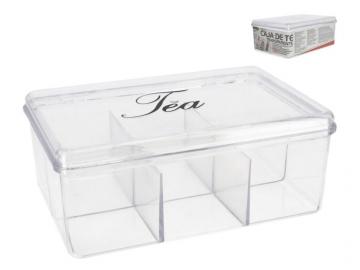 CAJA INFUSION TE TRANSPARENTE 21x14,5x9cm   