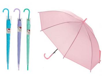 PARAGUAS INFANTIL 71cm DIAMETRO 94cm LISO 4 SURTIDO A ELEGIR 1          