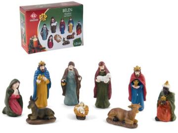 NACIMIENTO 9 PIEZAS 12cm                     