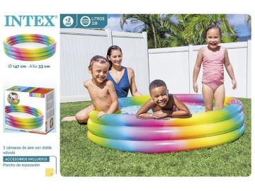 PISCINA HINCHABLE 3 AROS 147x33cm      