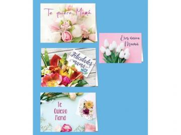 POSTAL FELICITACION MAMA 13,3x19cm  SURTIDO A ELEGIR 1   