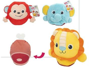 PELUCHE LEON ELEFANTE MONO 24x6,5x18,5cm