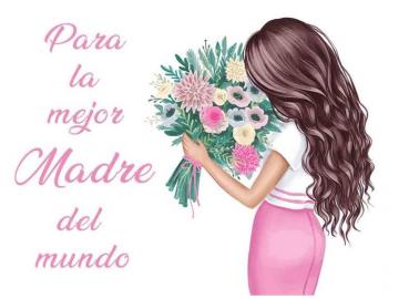 TARJETA 6,6x9cm MEJOR MADRE MUNDO