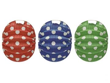 FAROLILLO ESFERICO 22cm UNICOLOR 12 Unidades         