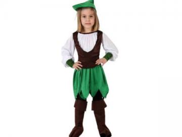 DISFRAZ NI�A DE LOS BOSQUES TALLA 07-09 A�OS  