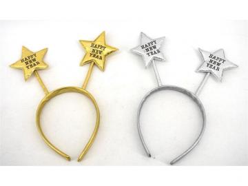 DIADEMA ESTRELLA ORO CON PLATA 25cm  SURTIDO A ELEGIR 1      