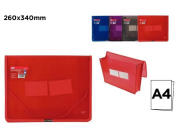 CARPETA GOMAS DIN A4 PORTA DOCUMENTOS ANCHA  SURTIDO A ELEGIR 1         