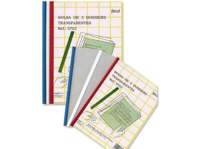 DOSIER LOMO DIN A4 3 Unidades        =057031=