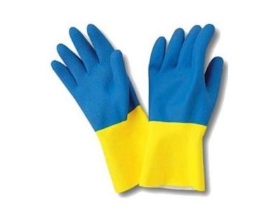 GUANTES SANYC MENAJE BICOLOR LATEX EXTRA TALLA G  5#24