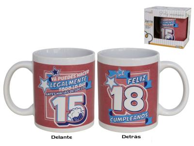 TAZA MUG 330ml FELICES 18               