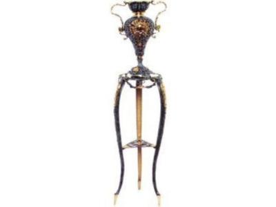 COLUMNA BRONCE AZUL ALTURA 67cm DIAMETRO 27Cm  