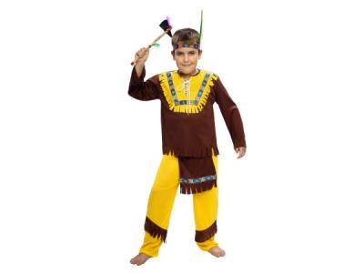 DISFRAZ INDIO MARRON TALLA 05-06 A�OS          