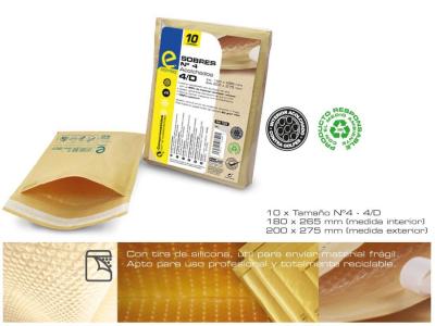 SOBRE BURBUJA 180x265mm INTERIOR N�4    