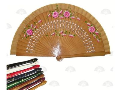 ABANICO CALADO PINTADO 2 CARAS 23cm M5 CLASICO  SURTIDO A ELEGIR 1      