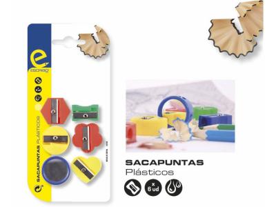 AFILALAPICES  PLASTICO 6 Unidades BLISTER
