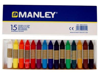 CERAS MANLEY 15 COLORES 6cm        =000552=  