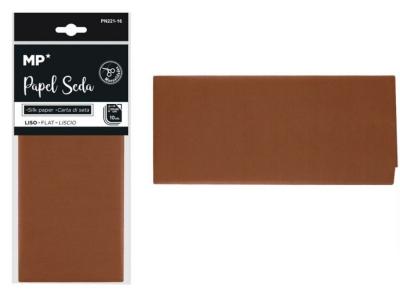 PAPEL SEDA 50x66cm 10 HOJAS 17 Gramos MARRON       
