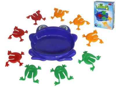RANAS JUEGO SALTARINAS 10 PIEZAS CAJA 19x14,5x3cm