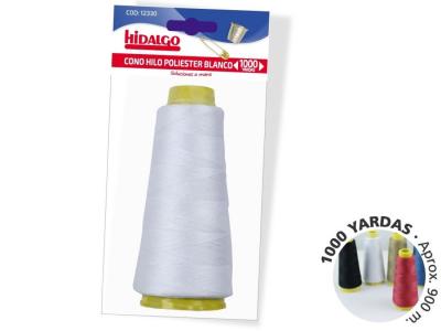 2024/06/20 HILO POLI ESTER CONO 1000 BLANCO