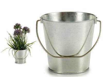 CUBO ASA METAL ZINC ALTURA 14,5cm DIAMETRO 15,5cm