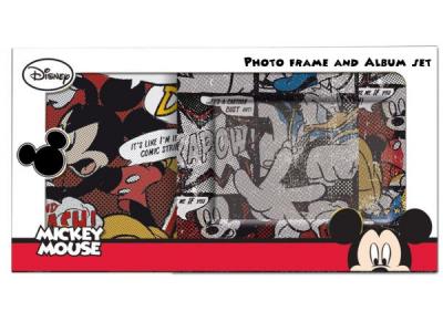 ALBUM  CON PORTAFOTOS MICKEY CAJA 32x17x4cm #    