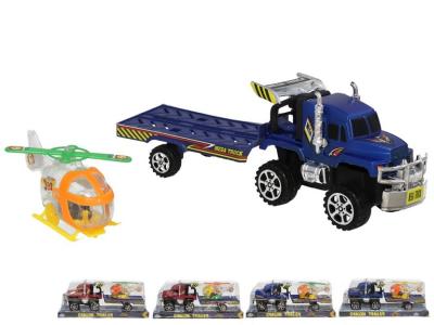 CAMION REMOLQUE CON HELICOPTERO 21x9x6cm  SURTIDO A ELEGIR 1