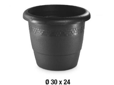 MACETA PLASTICO LIMA REDONDA LOUNGE GARDE 30cm