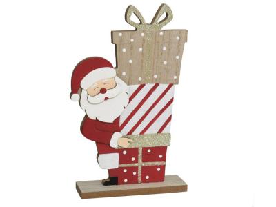 ESCENA SANTA REGALOS DECORADO 13x23x4cm      