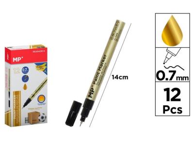 ROTULADOR PERMANENTE 0,7mm PUNTA FINA DORADO       