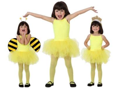 DISFRAZ BAILARINA AMARILLO TALLA 10-12 A�OS   