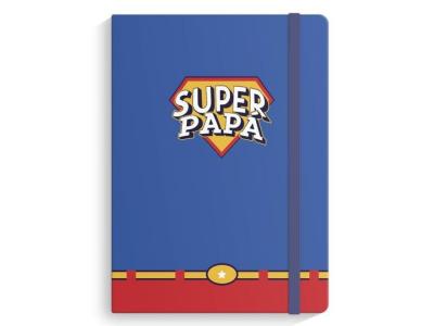 LIBRETA CON GOMA SUPER PAPA             