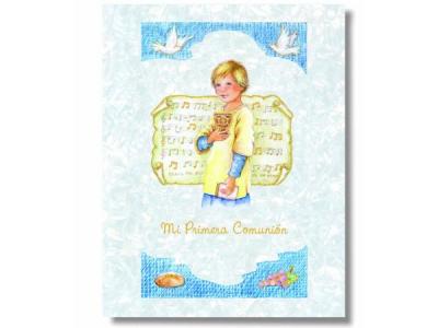 LIBRO COMUNION 30x24cm NACAR NI�O       5#2