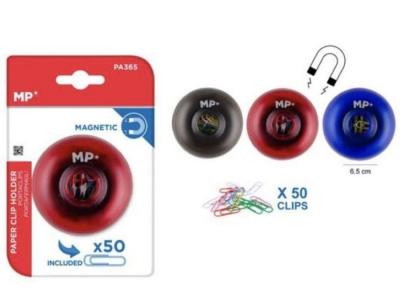 CLIPS  CON PORTACLIP MAGNETICO 50 Unidades  SURTIDO A ELEGIR 1      