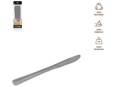 CUCHILLO CALIDAD PLATA 20cm REUTILIZABLE 12 Unidades    