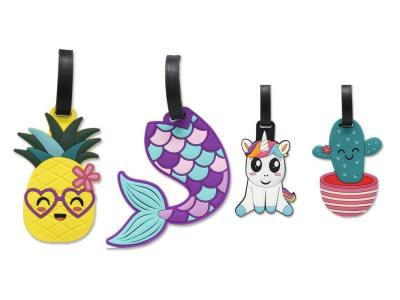 TARJETA PVC SIRENAS IDENTIFICA MALETA 10x7  SURTIDO A ELEGIR 1 